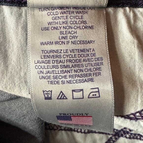 NYDJ SZ 8 Bootcut Jeans Stretch Mid-Rise Embroidered Rhinestones Zip Lift-Tuck - Picture 13 of 14